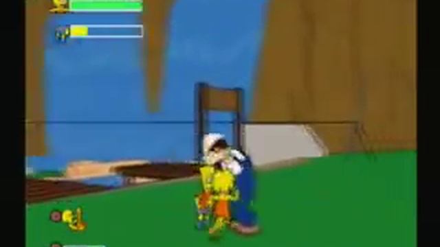 The Simpsons Game- Stage 4:Lisa The Tree Hugger (part2) смотреть онлайн