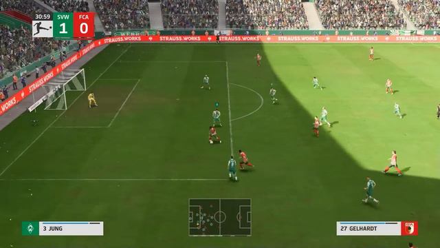 Die letzten Ligaspiele, Fifa 23 Karrieremodus Werder Bremen #16 Deutsch/Let's Play/Gameplay смотреть онлайн