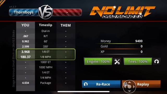 No Limit Drag Racing 2.0 28 10.5 Smallblock Nitrous Mustang Tune Jesse James 1/8 Mile. 3.80’s-3.90’ смотреть онлайн