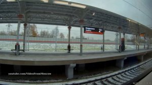 МЦК, первый снег (поездка по часовой, круг МЦК) // ноябрь 2016