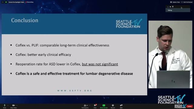 Interspinous Process Spacers - Swedish Neuroscience Institute | Moderated by Jens Chapman, MD смотреть онлайн