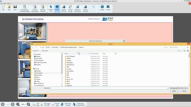 3D PDF Maker StandAlone Tutorial 2l. 3D PDF with 3D Studio Max Models (.3ds) смотреть онлайн