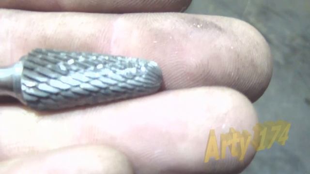 Бор-фреза для обработки сварочных швов. Bor-mill for the processing of welding seams. смотреть онлайн