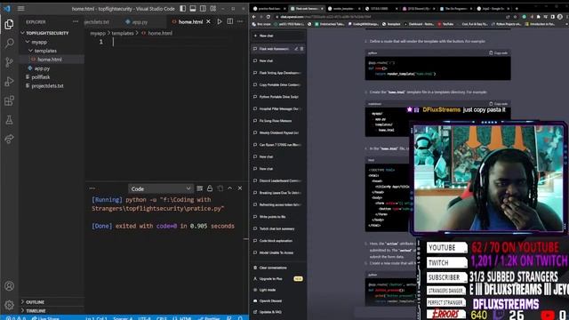 Operation: {!blackhistory} Learn more basic Flask with Chat GPT | Coding With Stranger смотреть онлайн