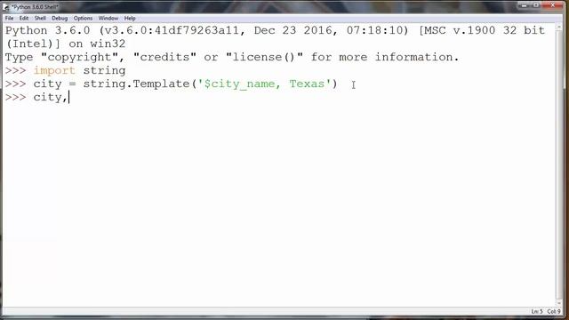 How to Substitute String with String Template in Python programming language смотреть онлайн