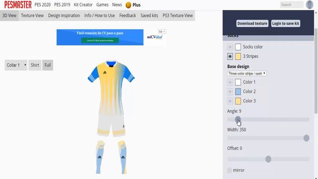COMO HACER EQUIPACIONES PROFESIONALES PARA PES 2020! - Tutorial