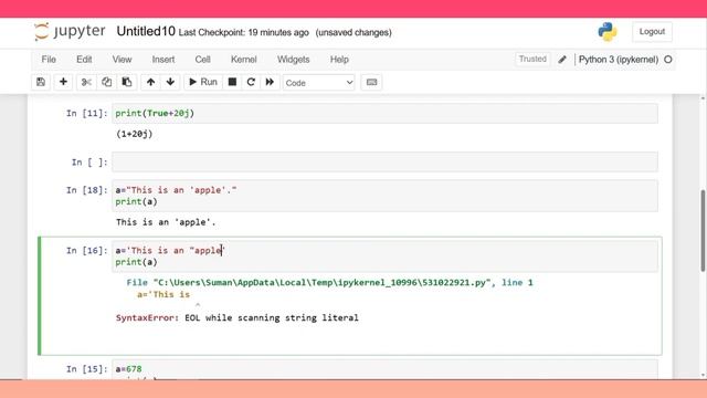 String in Python | Python String смотреть онлайн