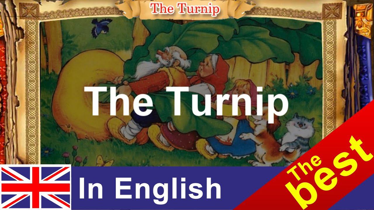 The Turnip. Russian Folk Tales. Репка на английском.