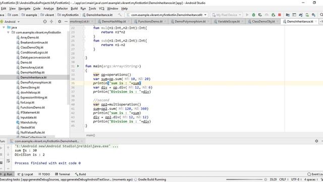 Kotlin in Hindi (Lecture 30) - (Inheritance) , Full tutorial on Android Application Development смотреть онлайн
