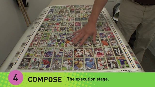 The process of making a Topps trading card смотреть онлайн