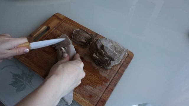 Говяжий язык на электрогриле.