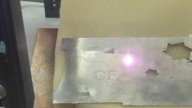 Cutting 0.5 Mm Aluminum Using An Endurance DIY Galvo With 30 Watt Fiber Laser (Raycus)