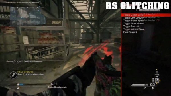 CoD - Ghosts "Downfall Mod Menu" All Client Stats (Nonhost, Host, Trickshot Mod Menu)