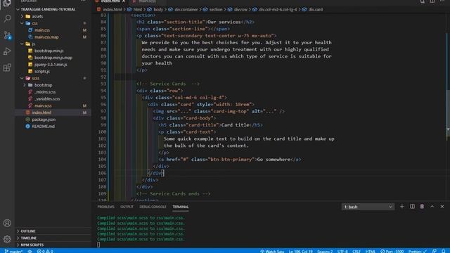 Slicing#5 Membuat Website Landing Page dengan Bootstrap 4 Service Section смотреть онлайн
