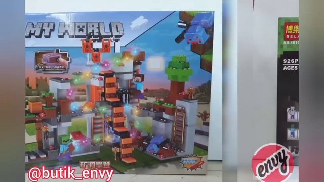 Конструктор Bela Minecraft и My world. Отличный подарок! смотреть онлайн