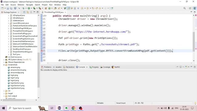 Print Web Page to PDF Selenium | Selenium 4 Tutorials | Selenium Beginners Java | Malayalam | #35 смотреть онлайн