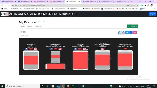 All In One Social Media Marketing Automation | Python Django Project смотреть онлайн