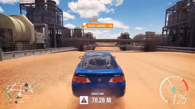 2002 Acura RSX Type S - Speed Jump Crash Test - Forza Horizon 3 - 1440p 60fps смотреть онлайн