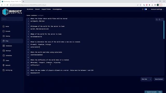 How to Edit Settings on a Terraria Server! смотреть онлайн
