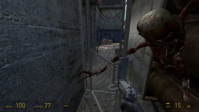 Новые Стражи муральвов,Охотник и зомбайны в Half Life 2 Episode two смотреть онлайн