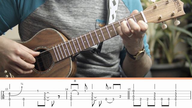 Larger Than Life - Backstreet Boys | Ukulele Fingerstyle TAB смотреть онлайн