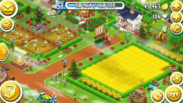 Ферма HayDay/Прохождение#38/Все подарки Грега/Долина/События 3х опыта/Праздник к нам приходит/Ур.51 смотреть онлайн