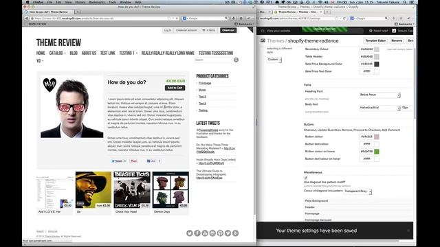 Shopify Demo: Assigning colours dynamically using SASS смотреть онлайн
