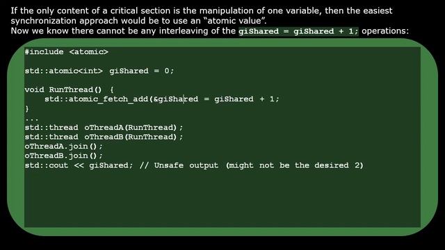 C++: Atomic Values смотреть онлайн
