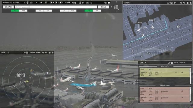 Tower!3D Pro (Sponsored) - Reverse Pattern at LAX in a Storm смотреть онлайн