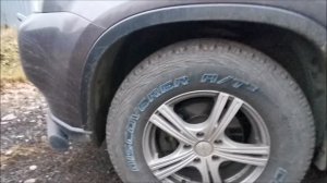 Максимальный размер шин Ниссан Х-Trai T31.Отзыв о шинах Cooper Discoverer A/T3 225/70 R16