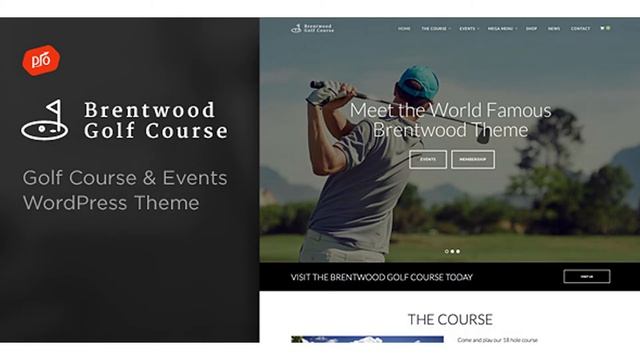 Brentwood - Golf Course Theme | Themeforest Website Templates and Themes смотреть онлайн
