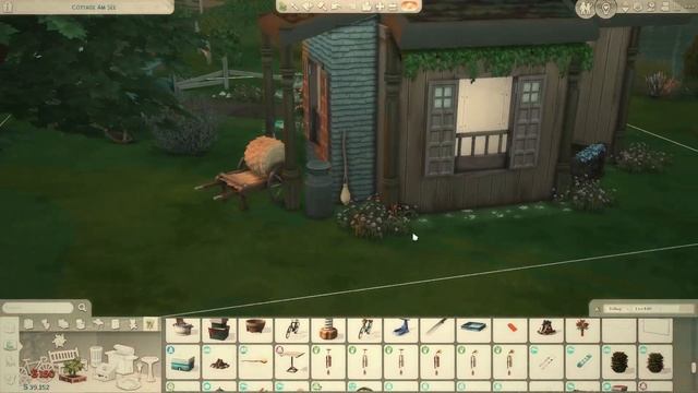 Tiny Witch's Cottage Ft. chicken cauldron (The Sims 4 SpeedBuild No CC) смотреть онлайн