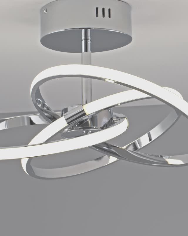 Светодиодная потолочная люстра с пультом Moderli V2820-CL Nino смотреть онлайн