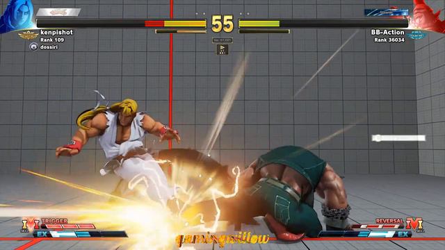 kenpi [Ken] vs [BB-Action] Birdie Rank Match Street Fighter 5 SFV смотреть онлайн