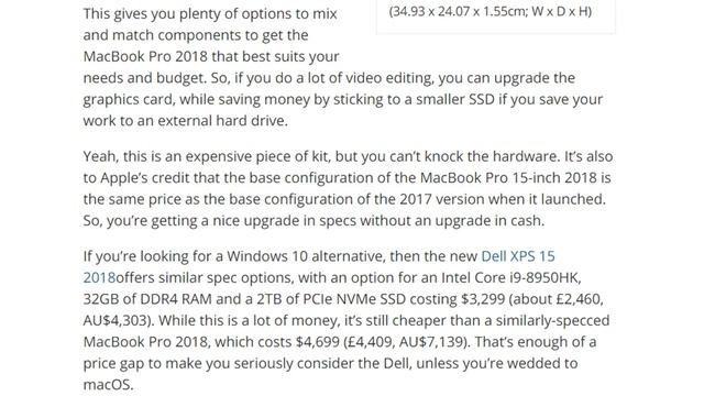 Apple Macbook Pro With Touch Bar Laptop In 2018  ( Blog Tube )