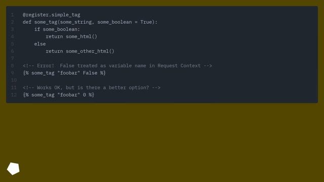 Django custom template tag which accepts a boolean parameter смотреть онлайн