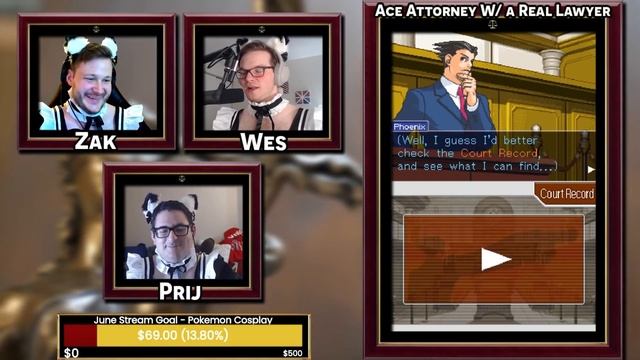 Phoenix Wright Ace Attorney: Justice for All with an Actual Lawyer! Part 1 смотреть онлайн