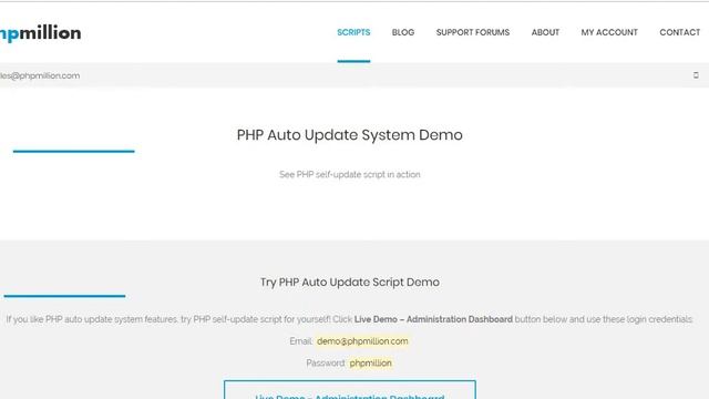 PHP Auto Update Script смотреть онлайн