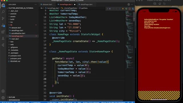 Weather App - Flutter - Real Time (Part 2) смотреть онлайн