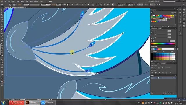 Drawing cat vector drawing. Рисование кошки векторный рисунок. Digital drawing. Цифровой рисунок. смотреть онлайн