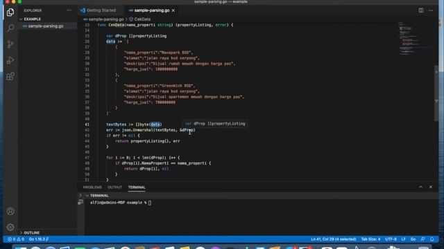 Mudahnya Mengolah Data JSON Pada Bahasa golang смотреть онлайн