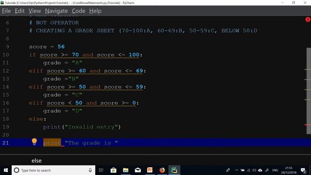 Conditional Statements in Python - Part 2 смотреть онлайн