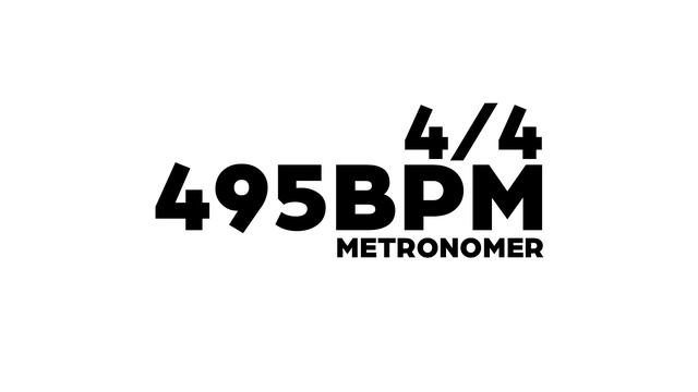 495 BPM Metronome смотреть онлайн