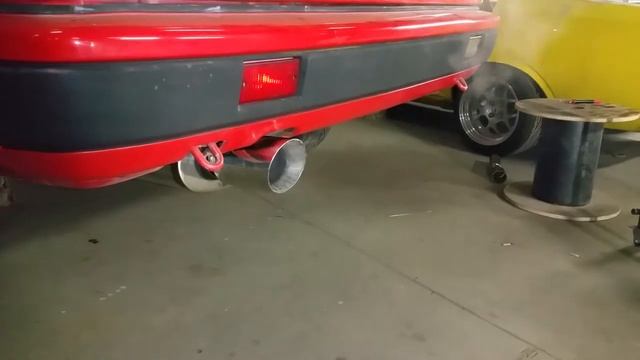 Nissan Silvia S12 Turbo Magnaflow exhaust 2.5" смотреть онлайн