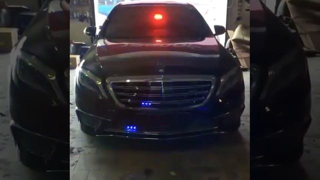 Mercedes Benz W222 S63 AMG Police Light (СГУ Элект стробоскопы W222)