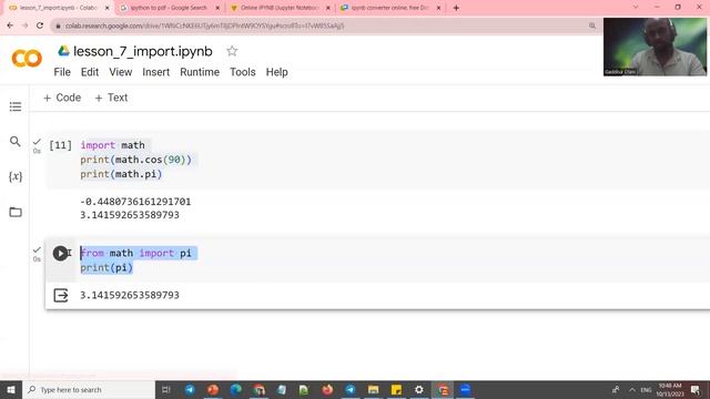 Python programming በአማርኛ (Lesson 7: Libraries, import statement, pandas, matplotlib, math, etc) смотреть онлайн