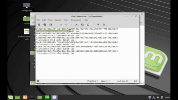 Verify Linux Mint ISO file on Linux System
