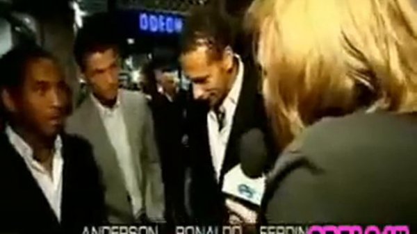Cristiano Ronaldo, Ferdinand and Anderson joking around FUNNY