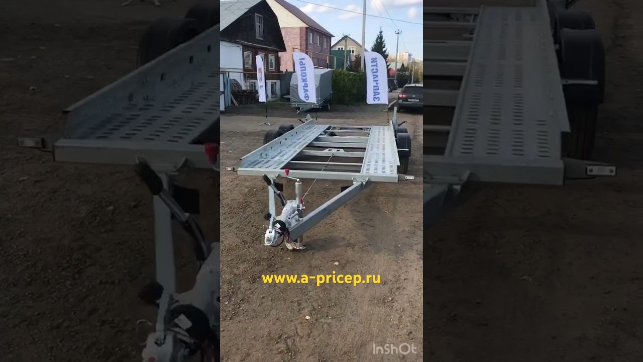 Лучший легковой прицеп-эвакуатор! АРИВА УФА Казань Наб Челны Чебоксары Ижевск #мзса #прицеп смотреть онлайн