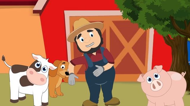 #Old Macdonald Had A Farm #Nursery Rhymes For Toddlers. Elsa & Anna Toddlers #Английский для Детей